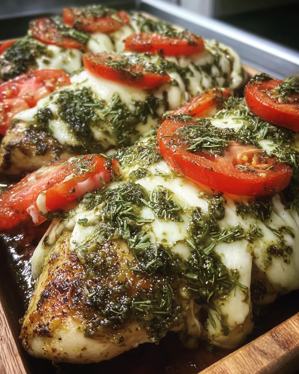 4 Ingredient Pesto Chicken