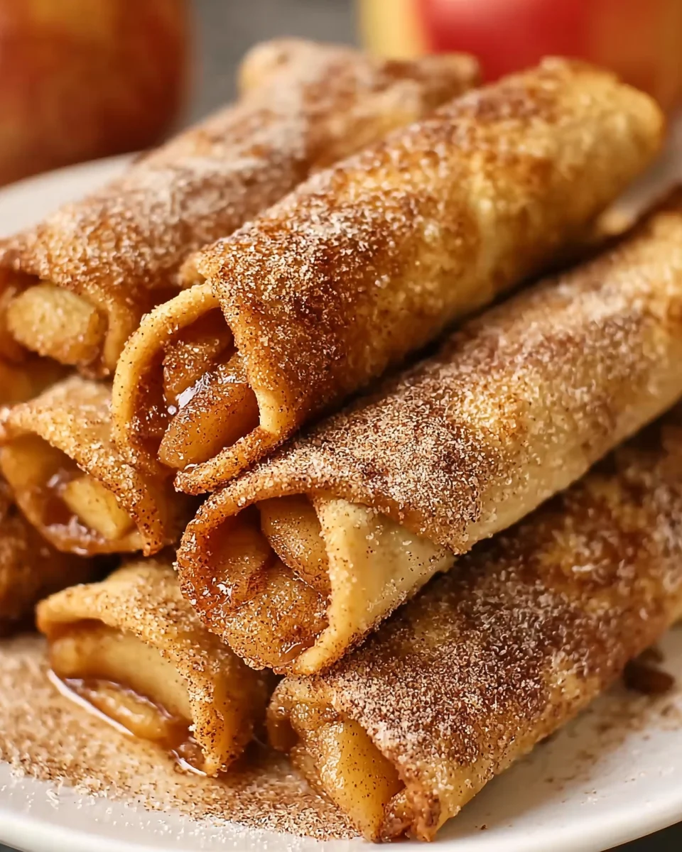 Air Fryer Apple Pie Taquitos