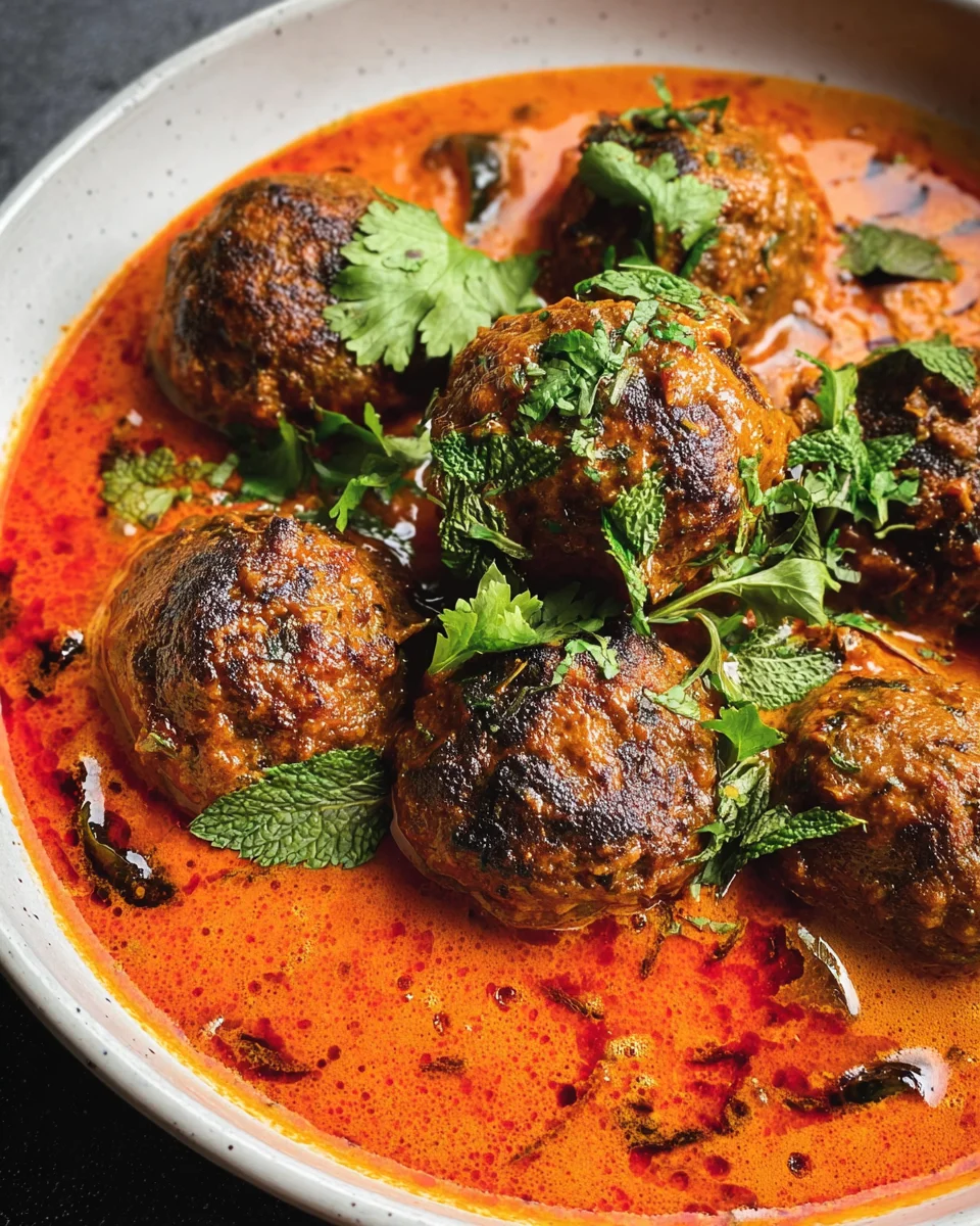 Kofta Curry Beef Meatballs