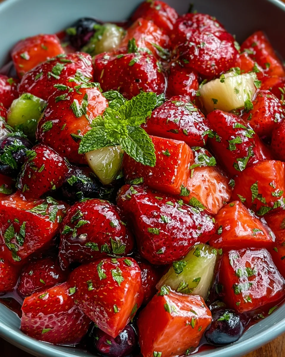 Strawberry Lemonade Fruit Salad