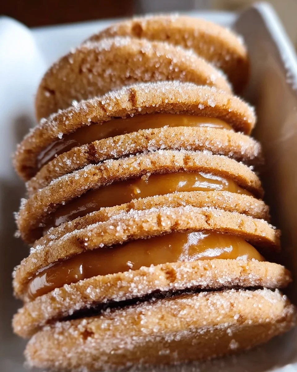 Easy Dulce de Leche Cinnamon Sandwich Cookies
