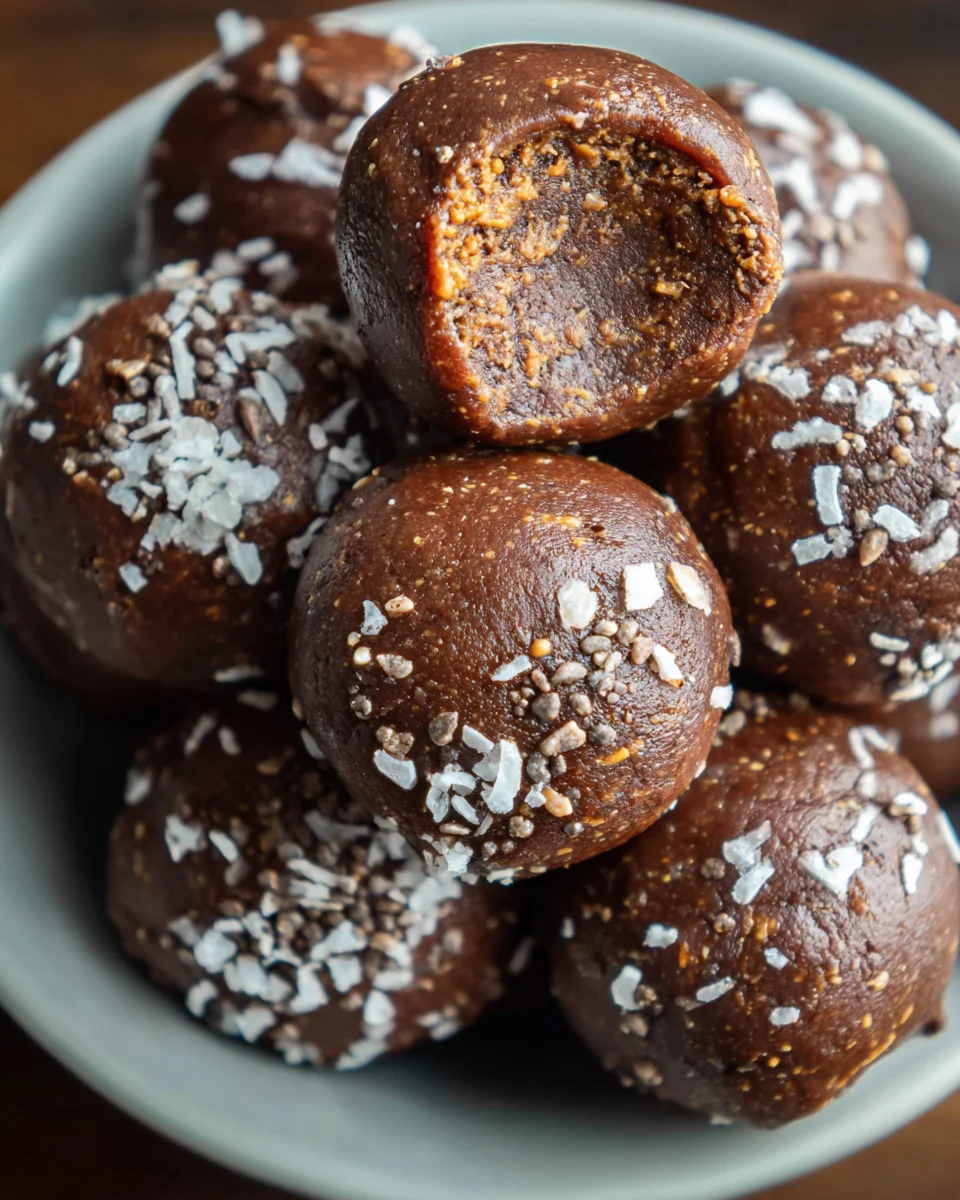 No Bake Brownie Bites