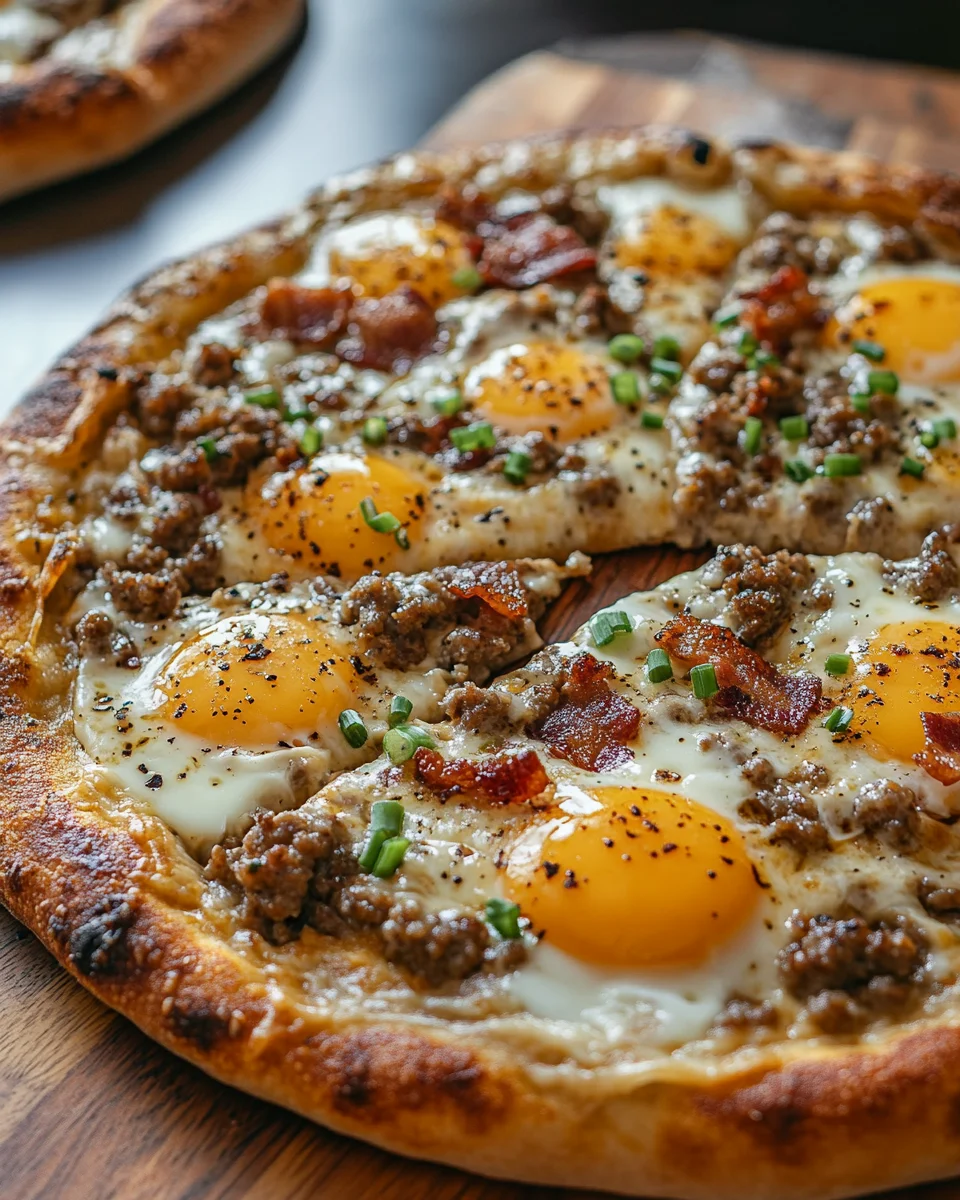 Sausage Gravy Breakfast Pizza: A Delicious Twist