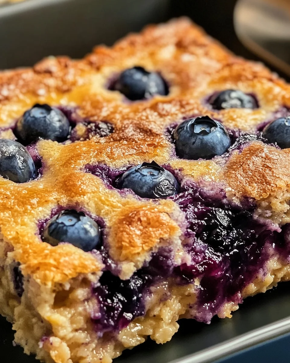 Blueberry Baked Oatmeal