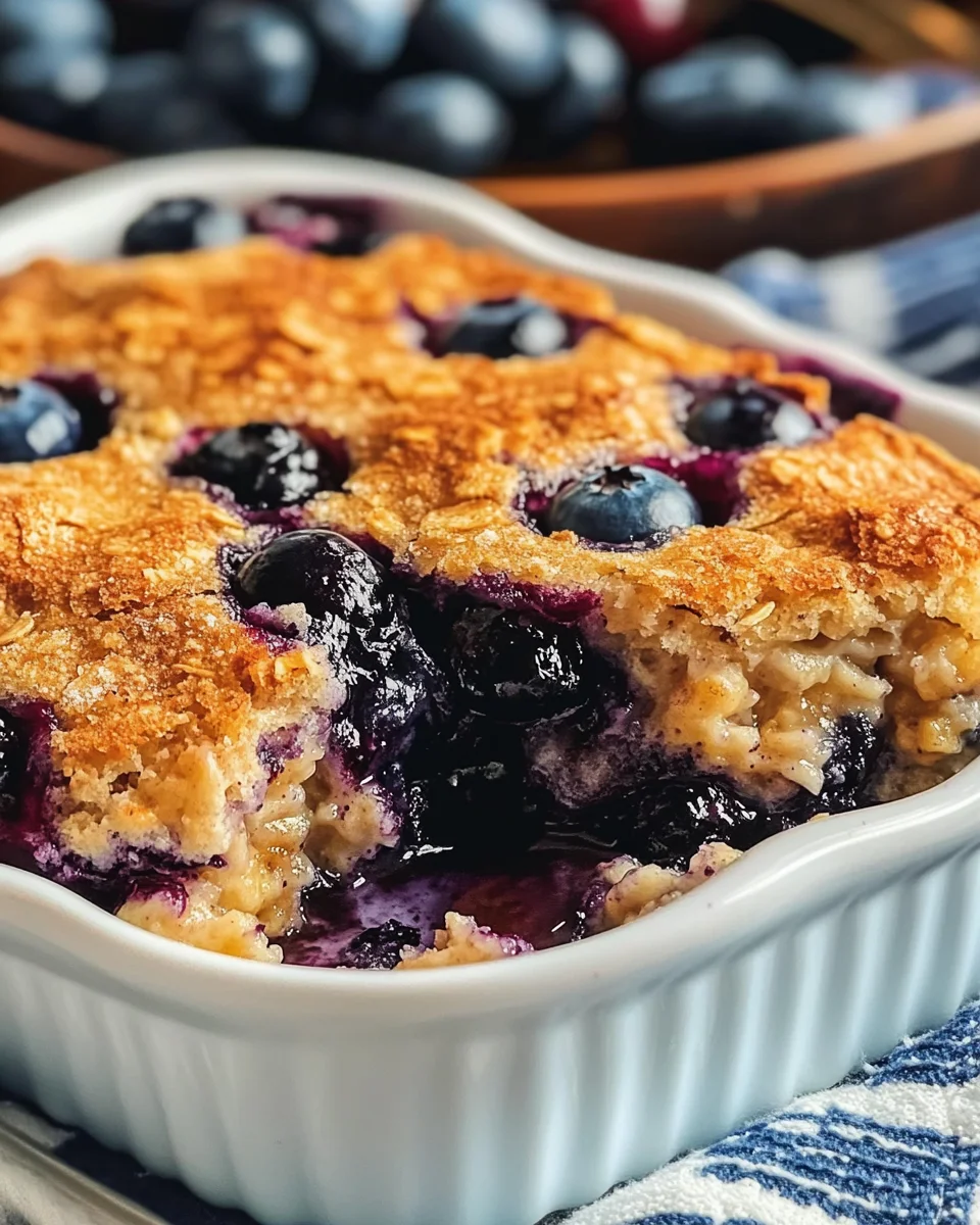 Blueberry Baked Oatmeal: Easy & Nutritious Recipe