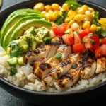 Street Corn Chicken Rice Bowl: Easy & Flavorful Recipe