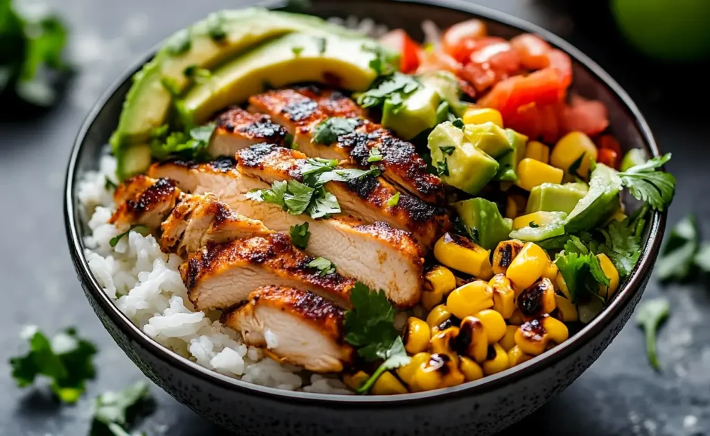 Street Corn Chicken Rice Bowl: Easy & Flavorful Recipe