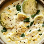 Lemony Tuscan Artichoke Soup Recipe - Creamy & Healthy