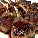 Honey Garlic Glazed Lamb Chops