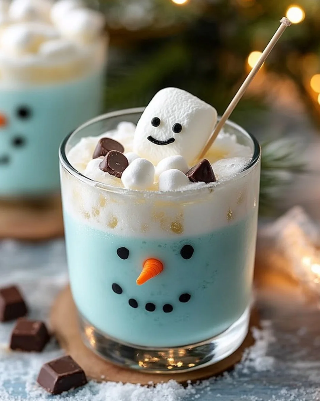 the Snowman Mocktail