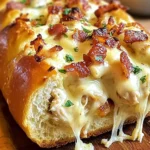 Chicken Bacon Ranch Stuffed Bread – Easy & Flavor-Packed