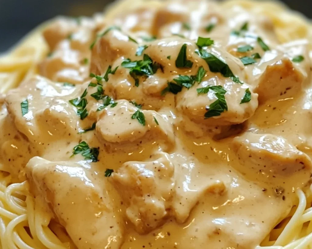 Crockpot Angel Chicken - Creamy, Easy Slow Cooker Recipe