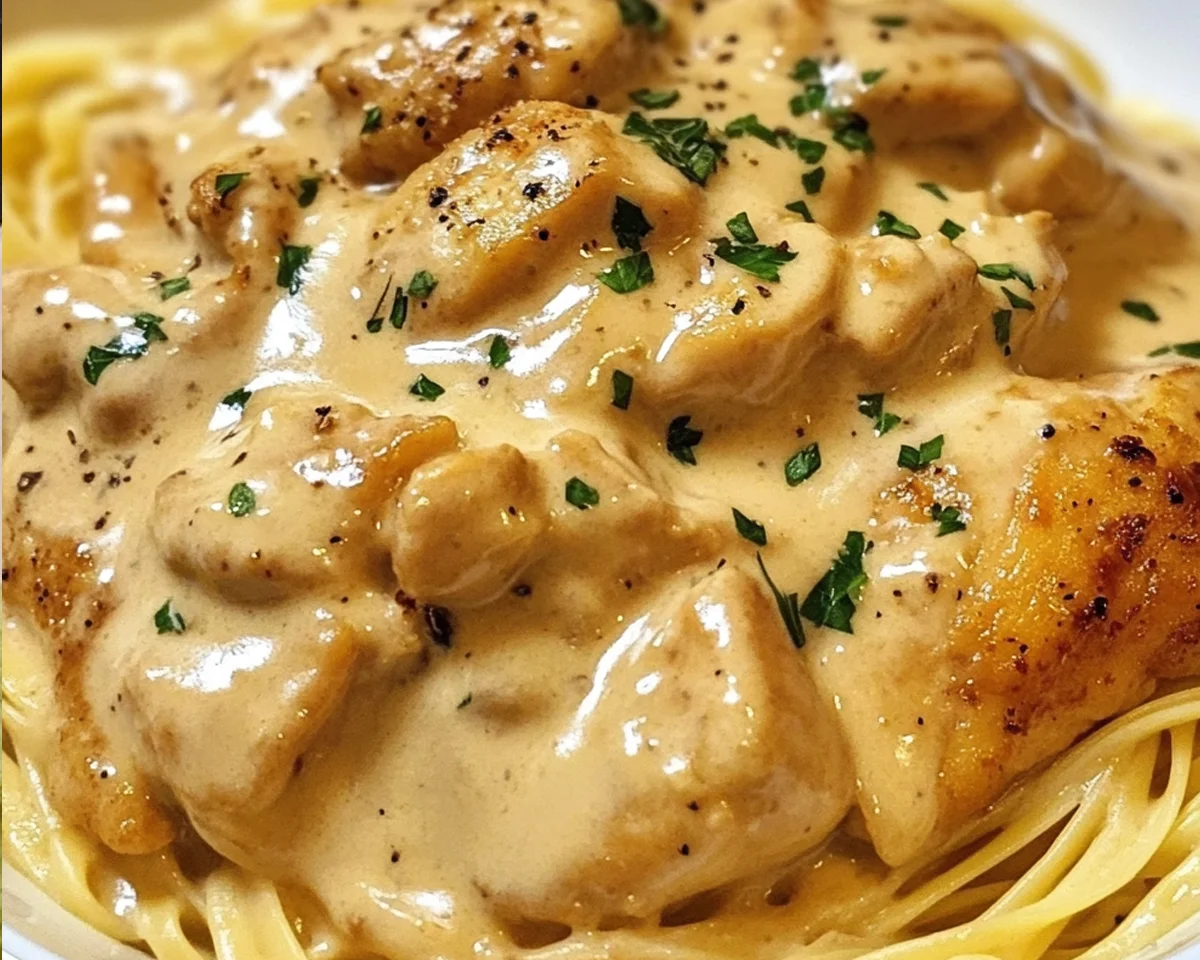 Crockpot Angel Chicken - Creamy, Easy Slow Cooker Recipe