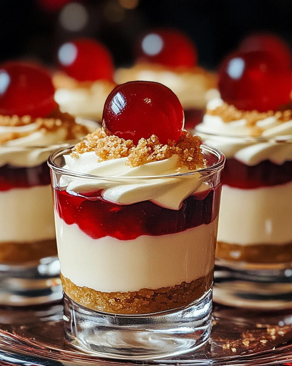 Fireball Whiskey Cheesecake Shots
