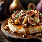 Warm Brie with Roasted Winter Fruits