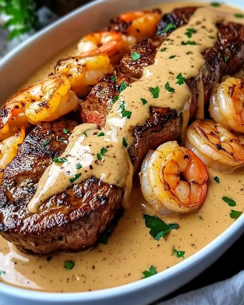 steak and shrimp