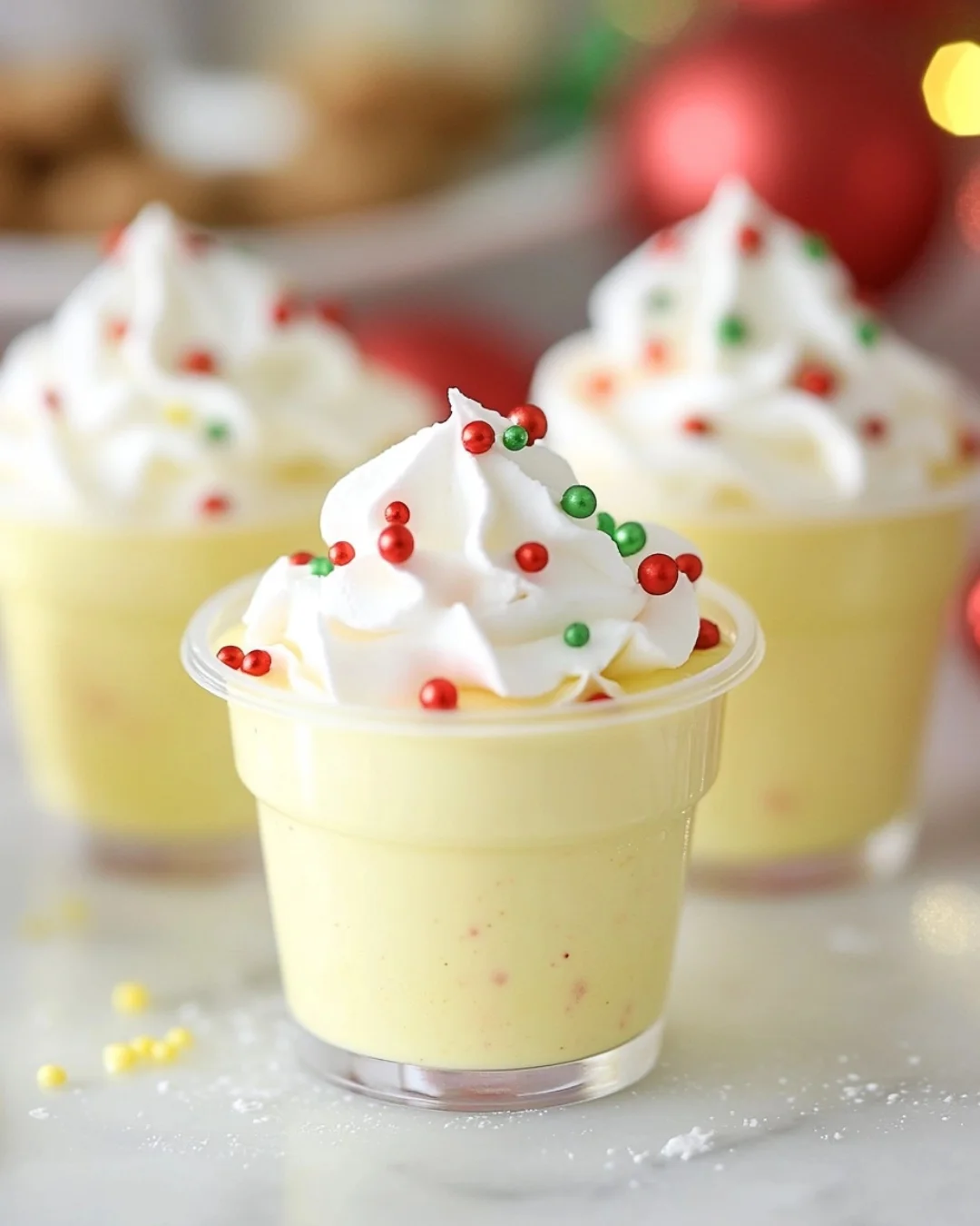 Sugar Cookie Pudding Shots
