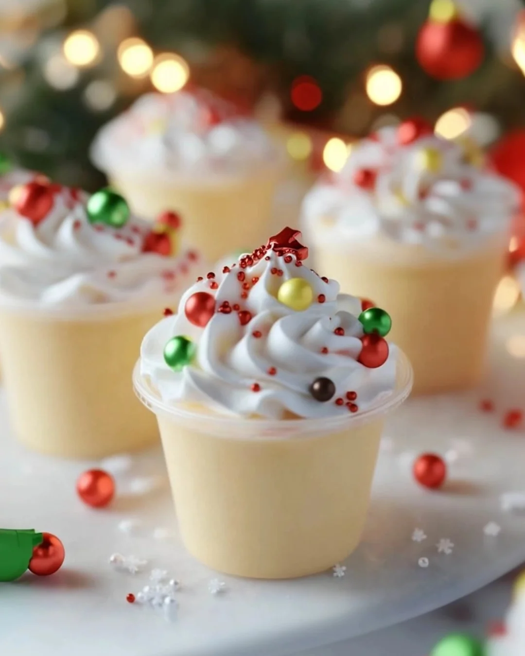 Sugar Cookie Pudding Shots