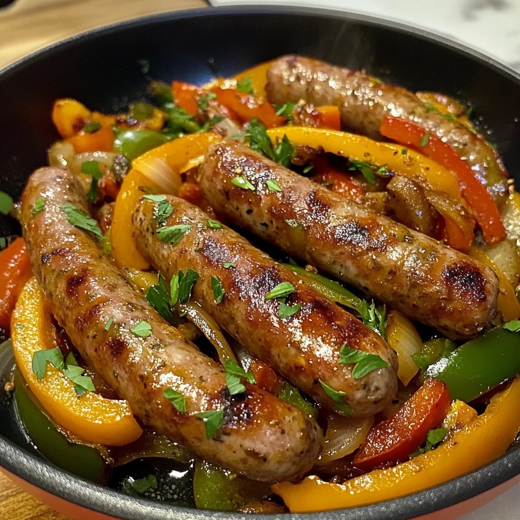 Italian Sausage with Peppers and Onions