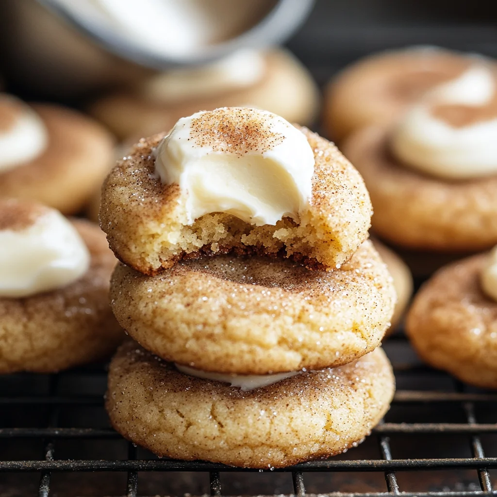 Eggnog Snickerdoodle Thumbprint Cookies: A Festive Delight