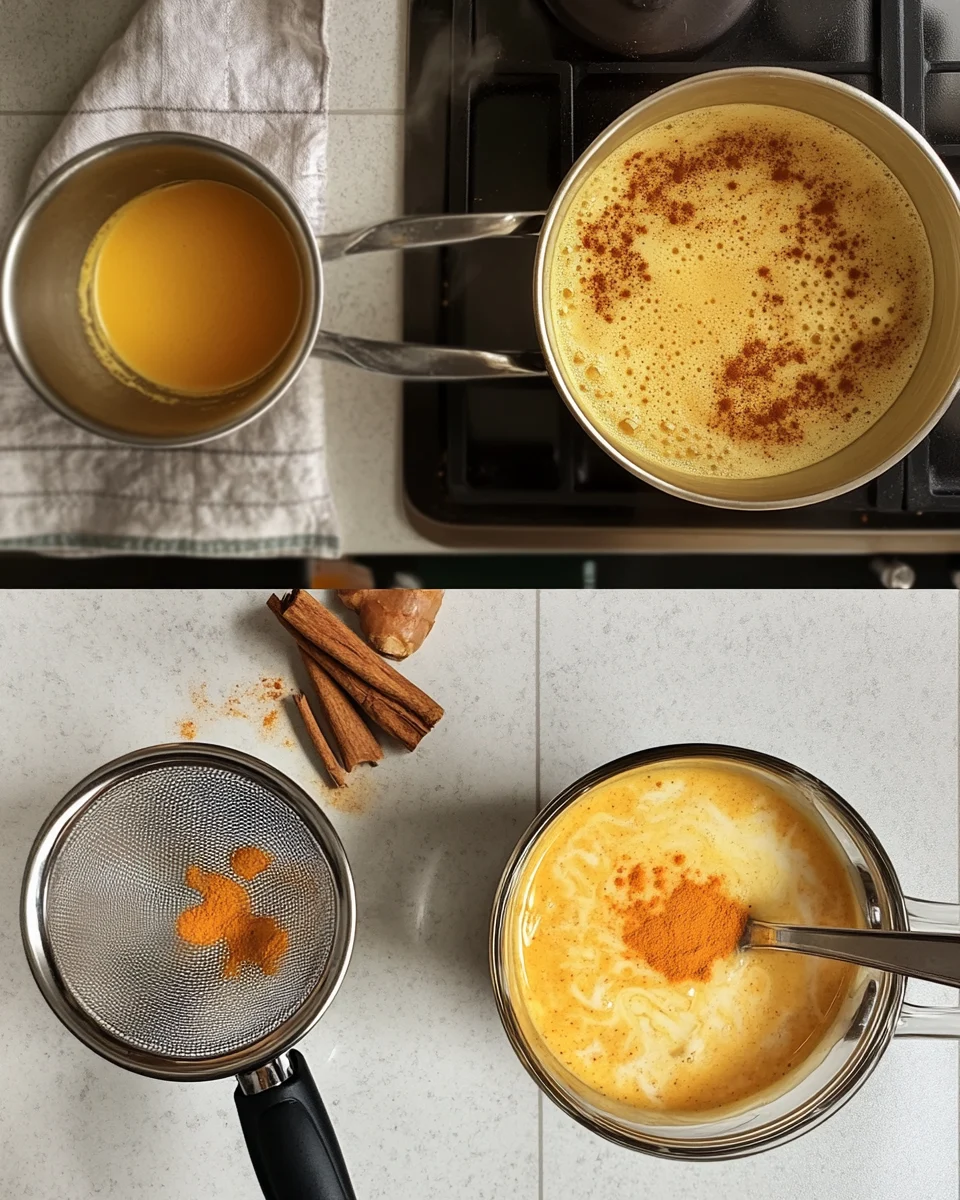 How to make Turmeric Ginger Spice Latte 