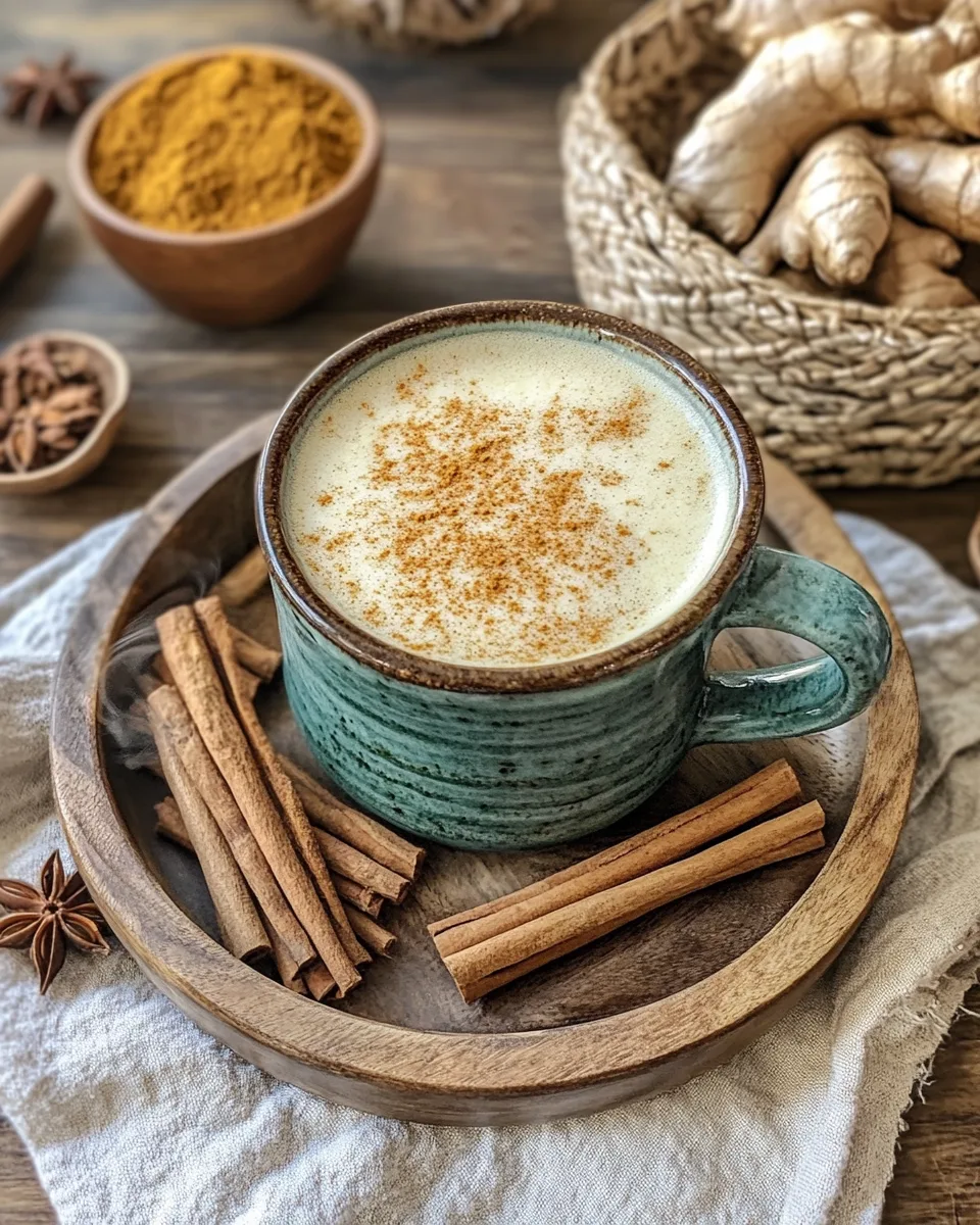 Golden Turmeric Ginger Latte