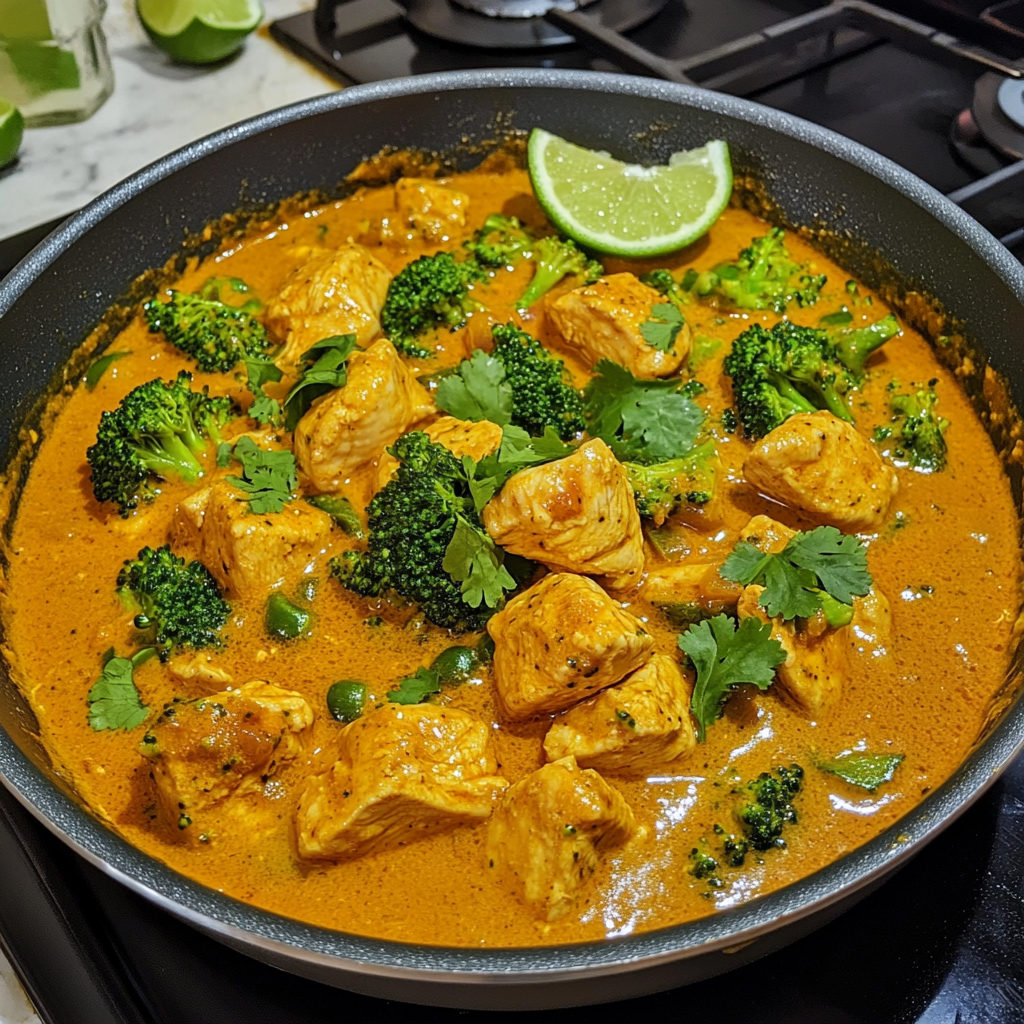 Chicken and Broccoli Coconut Curry