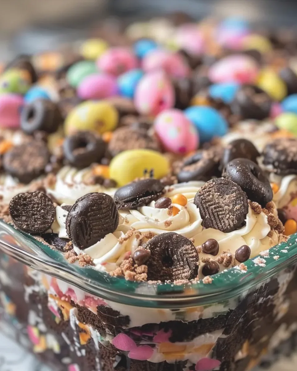 Easter Dirt Cake Casserole