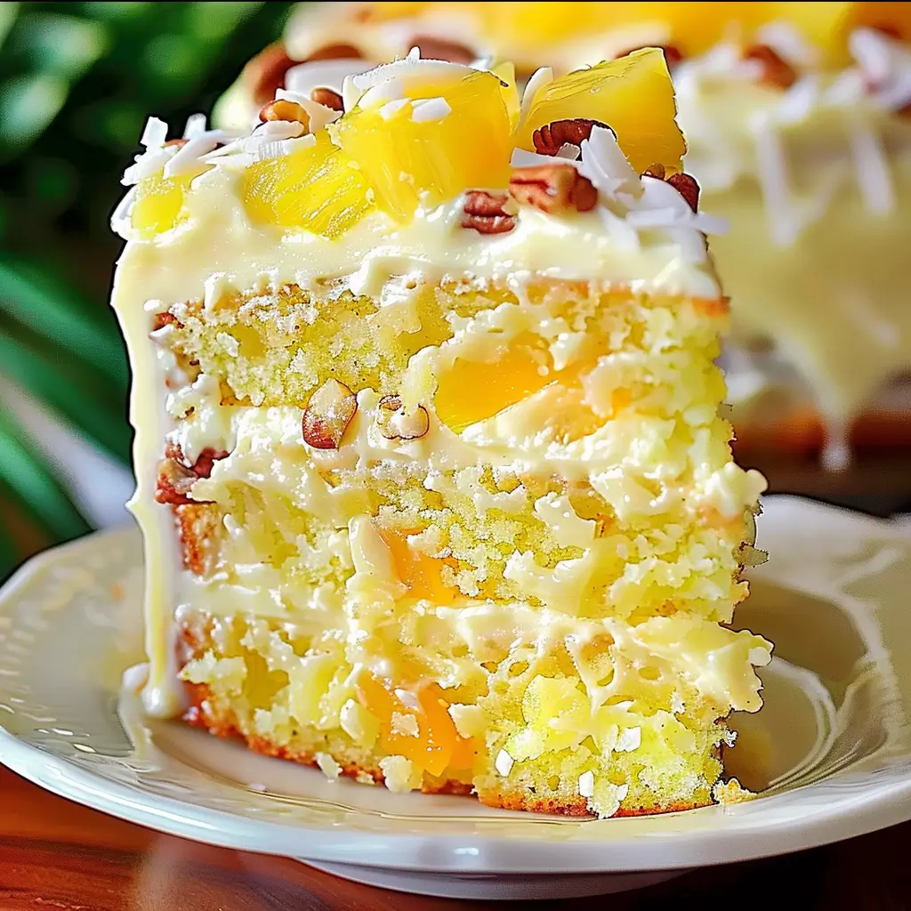 Pineapple Coconut Dream Cake