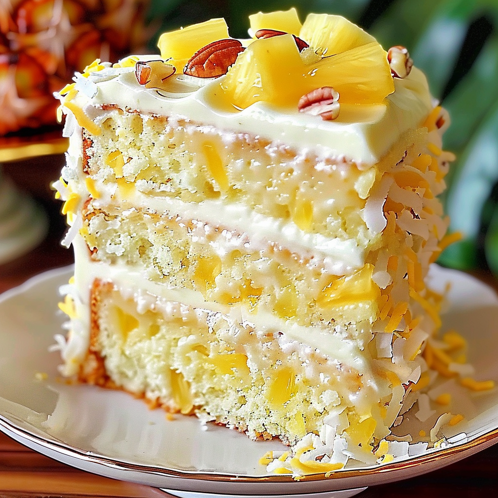Pineapple Coconut Dream Cake