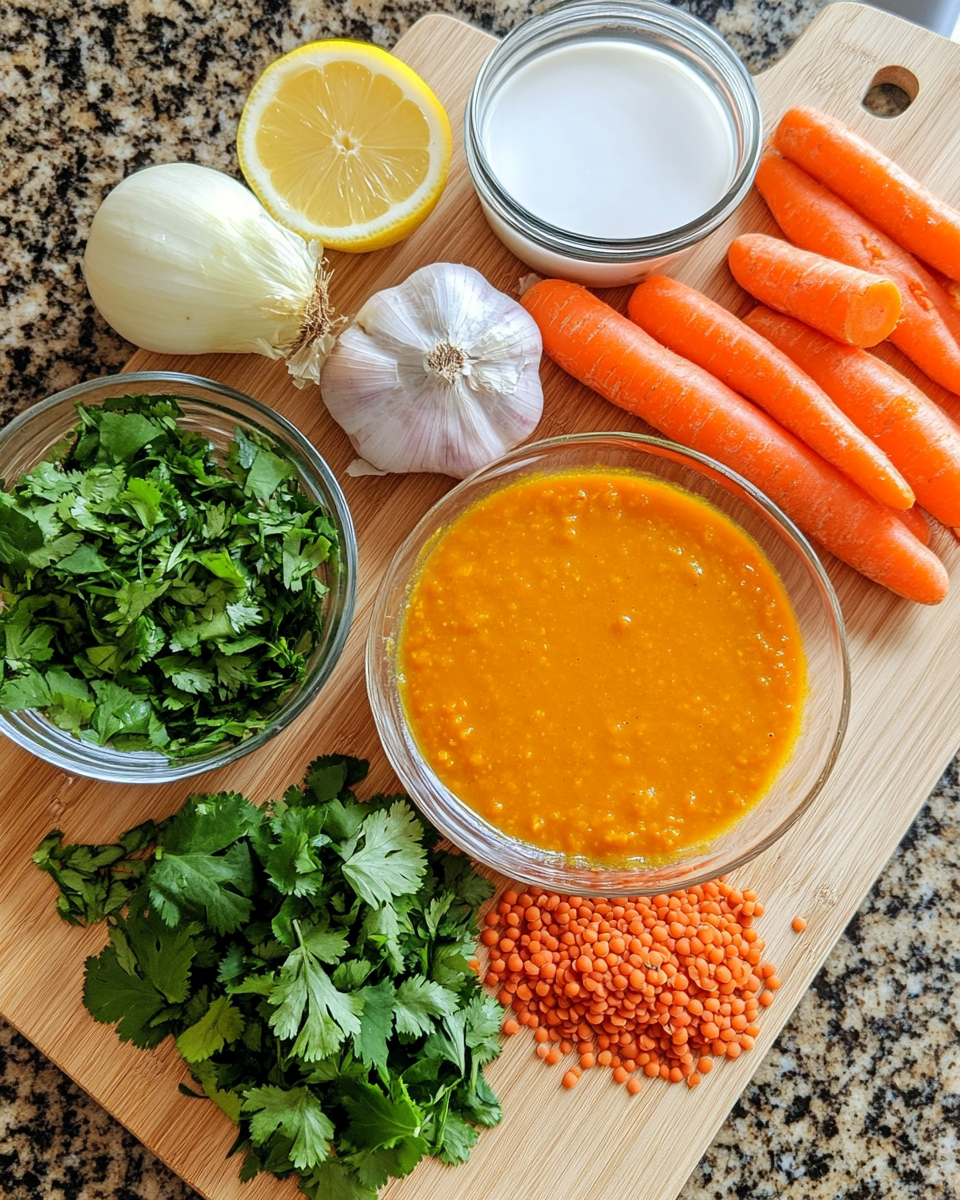 Carrot & Red Lentil Soup