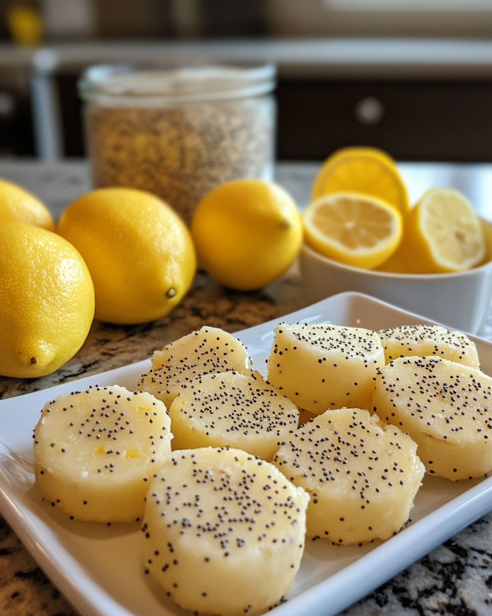 lemon poppy seed bites
