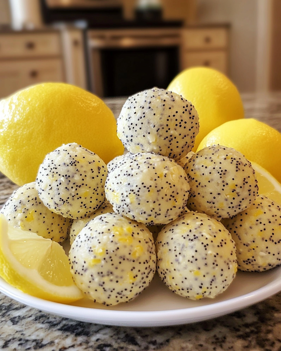 lemon poppy seed bites