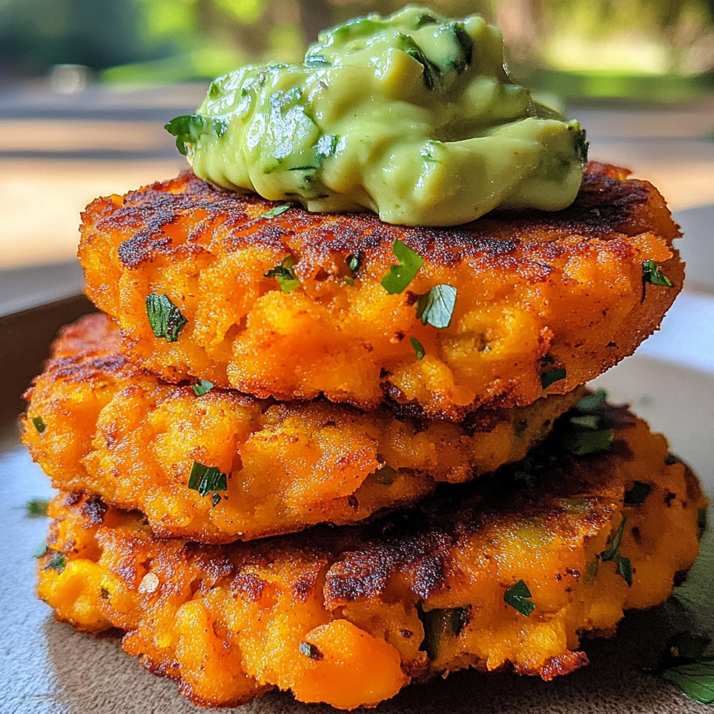 crispy chickpea sweet potato fritters