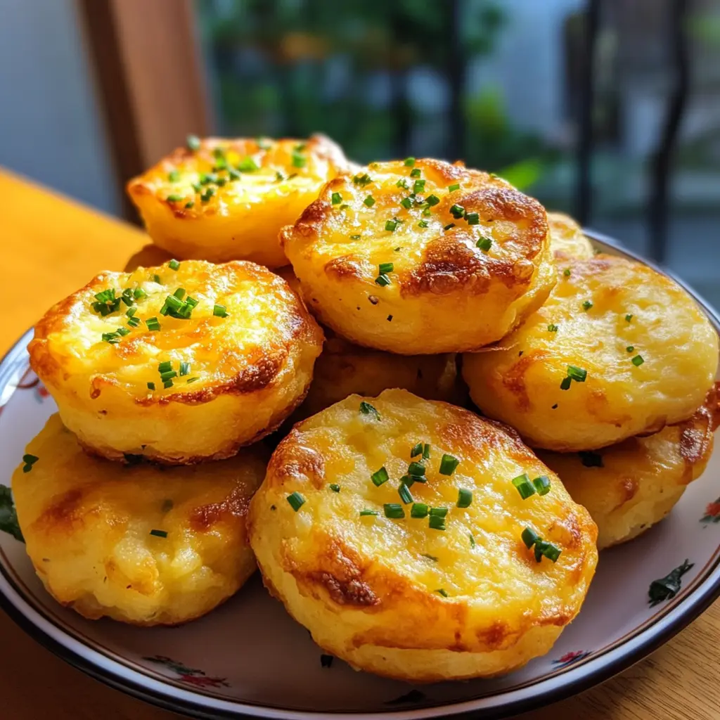 Cheesy Mashed Potato Puffs