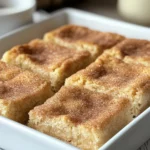 Cinnamon Snickerdoodle Cookie Bars