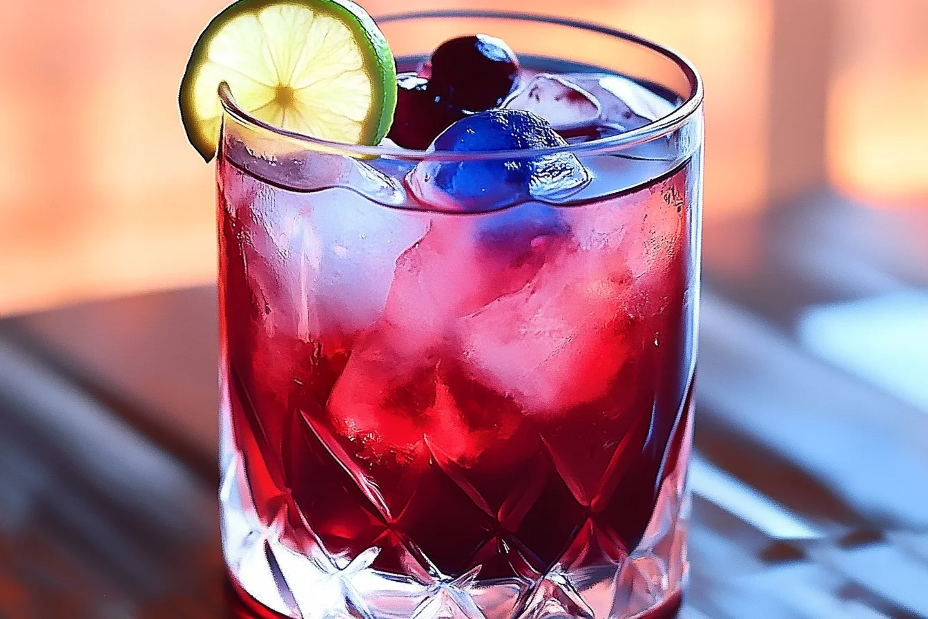 Electric Sunset Cocktail