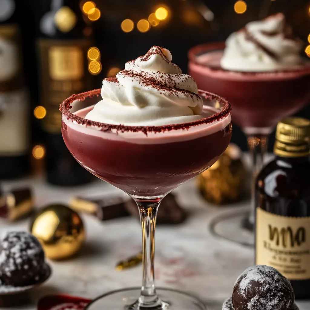 Red Velvet Martini 