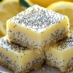 Lemon Poppy Seed Greek Yogurt Bar