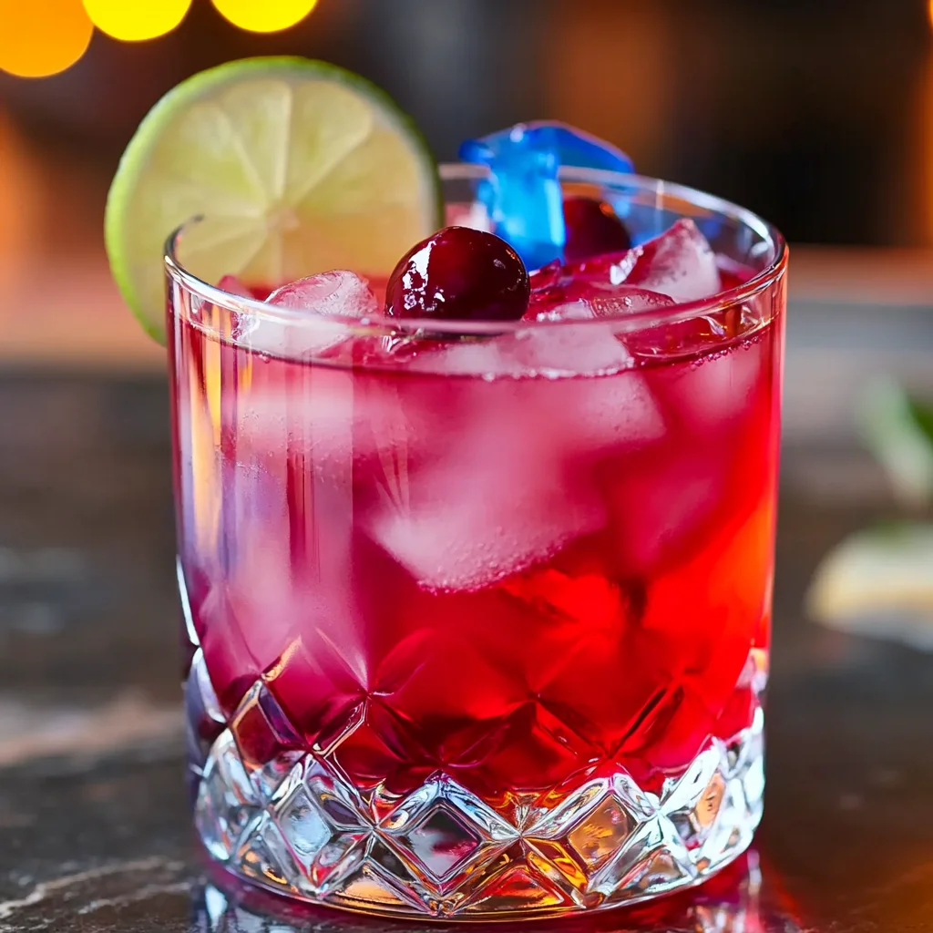 Electric Sunset Cocktail