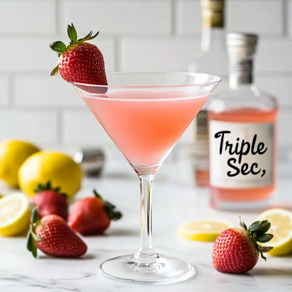Strawberry Kiss Martini