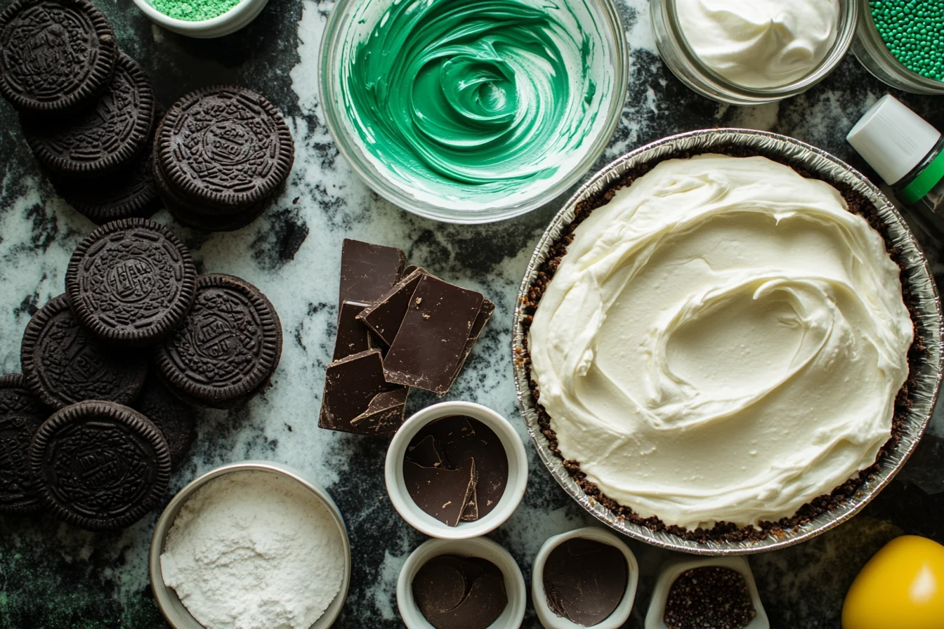 Shamrock Swirl Pie