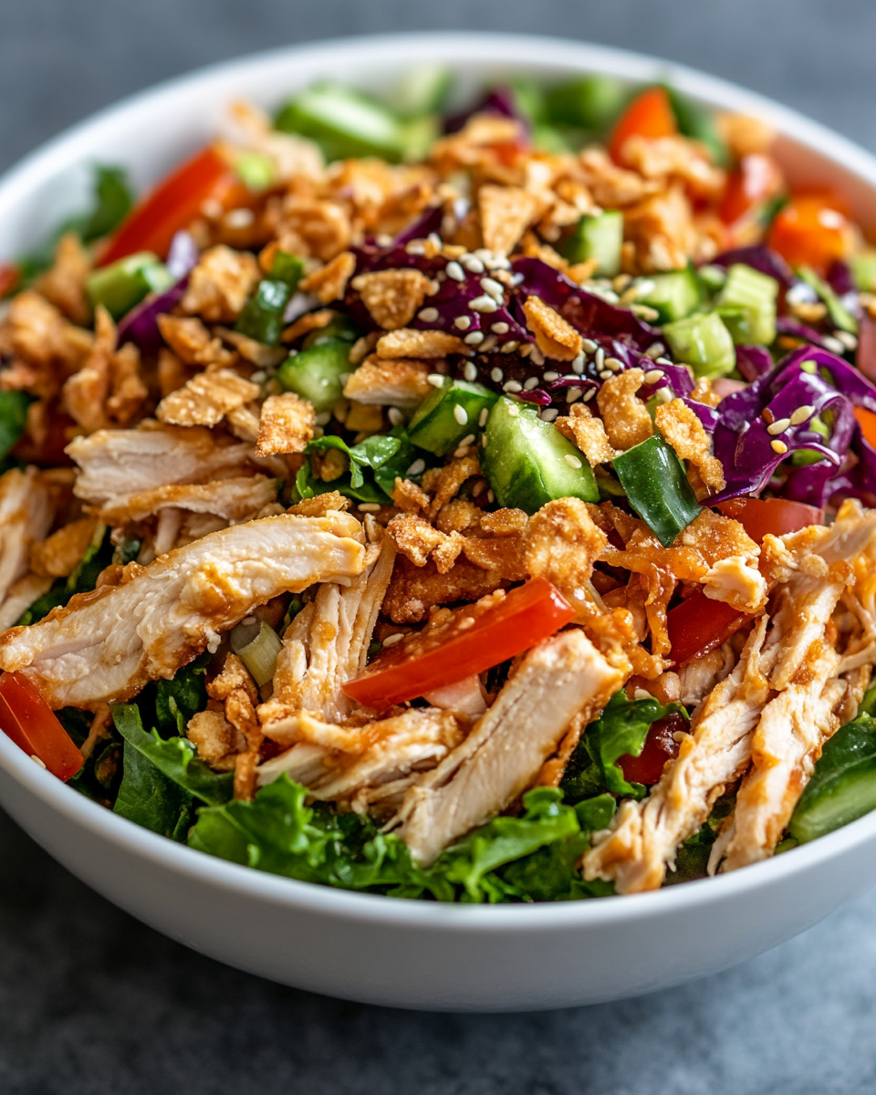 Asian Chicken Crunch Salad
