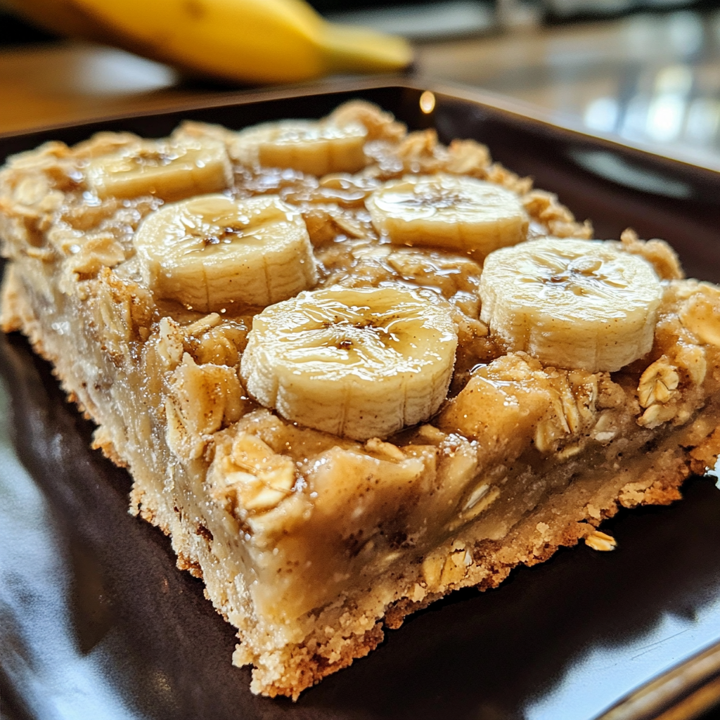 Banana Peanut Butter Bars