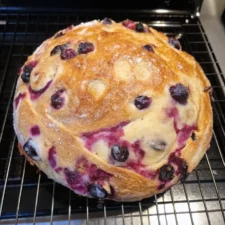 How to Make Blueberry Lemon Cream Cheese Sourdough Bread-image