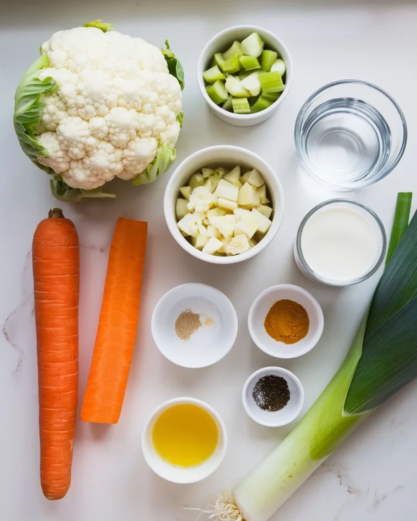 Ingredients-of-Cauliflower-Soup
