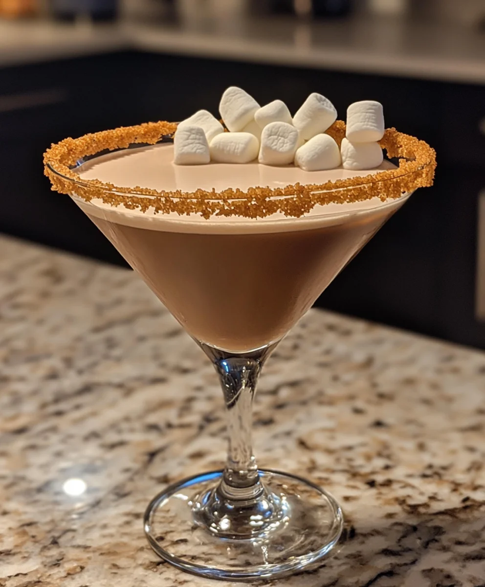 S’mores Martini – A Decadent Dessert Cocktail