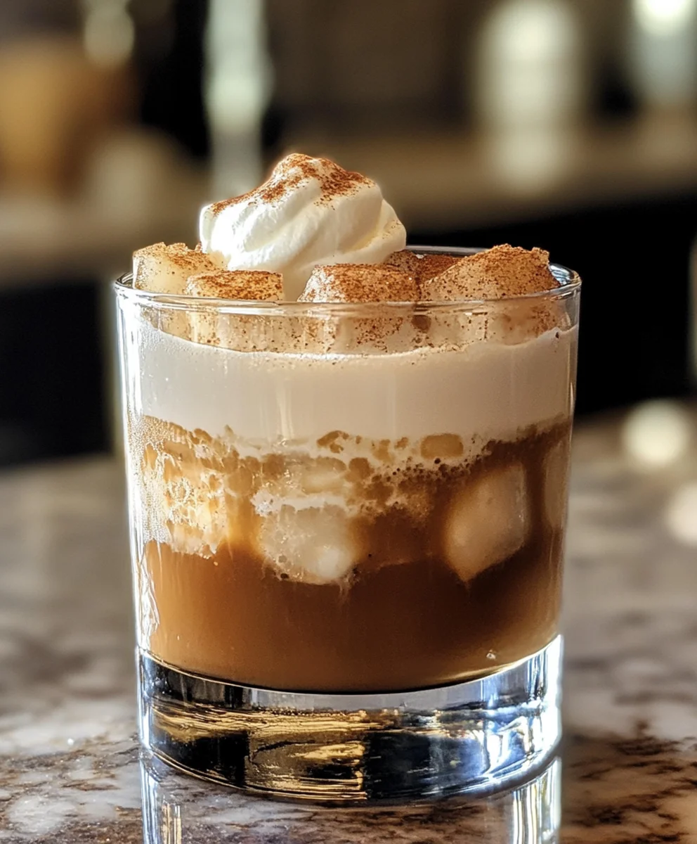 Maple Bourbon Coffee Cocktail