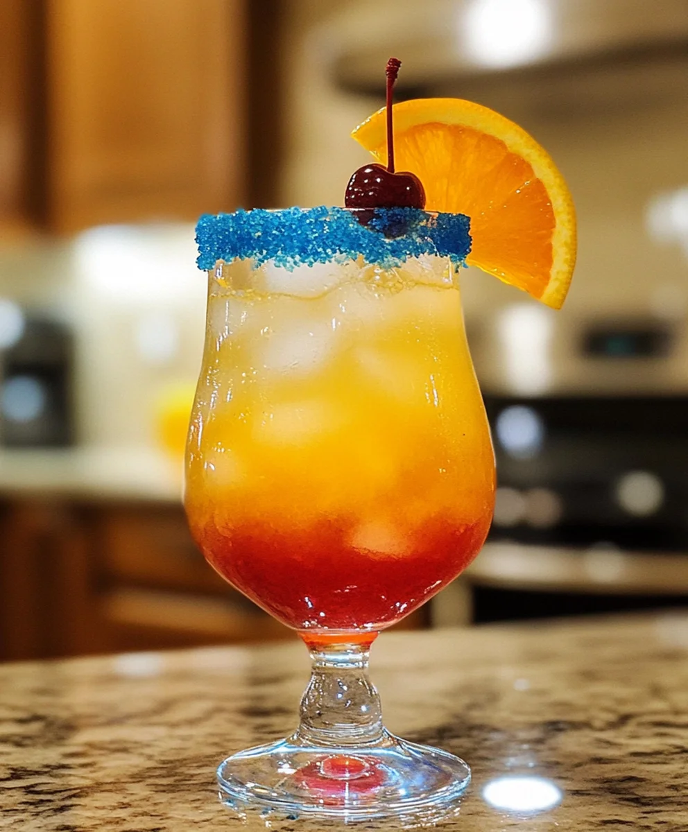 Tropical Hpnotiq Dream Cocktail