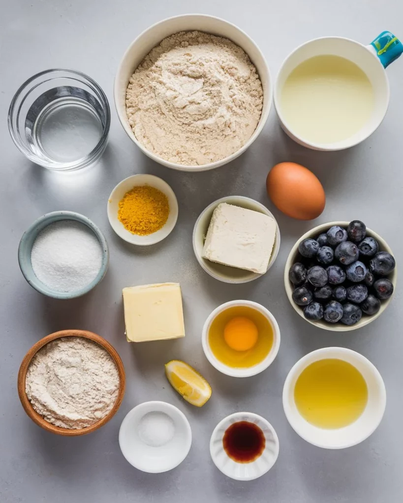 Ingredients Blueberry Lemon Cream Cheese Sourdough Bread